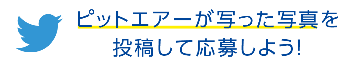 ピットエアーが写った写真を投稿して応募しよう！