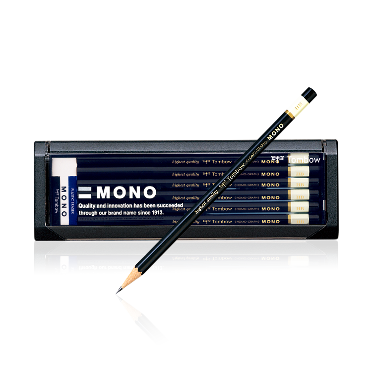1 Dozen Bbg Tombow MONO-1008H 8H Mono 100 Sechseckig Körper Bleistift 