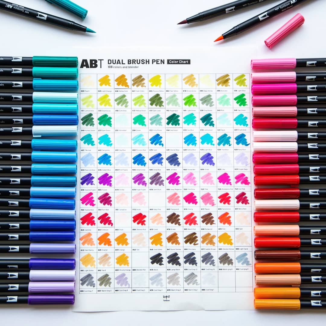 Tombow Color Chart