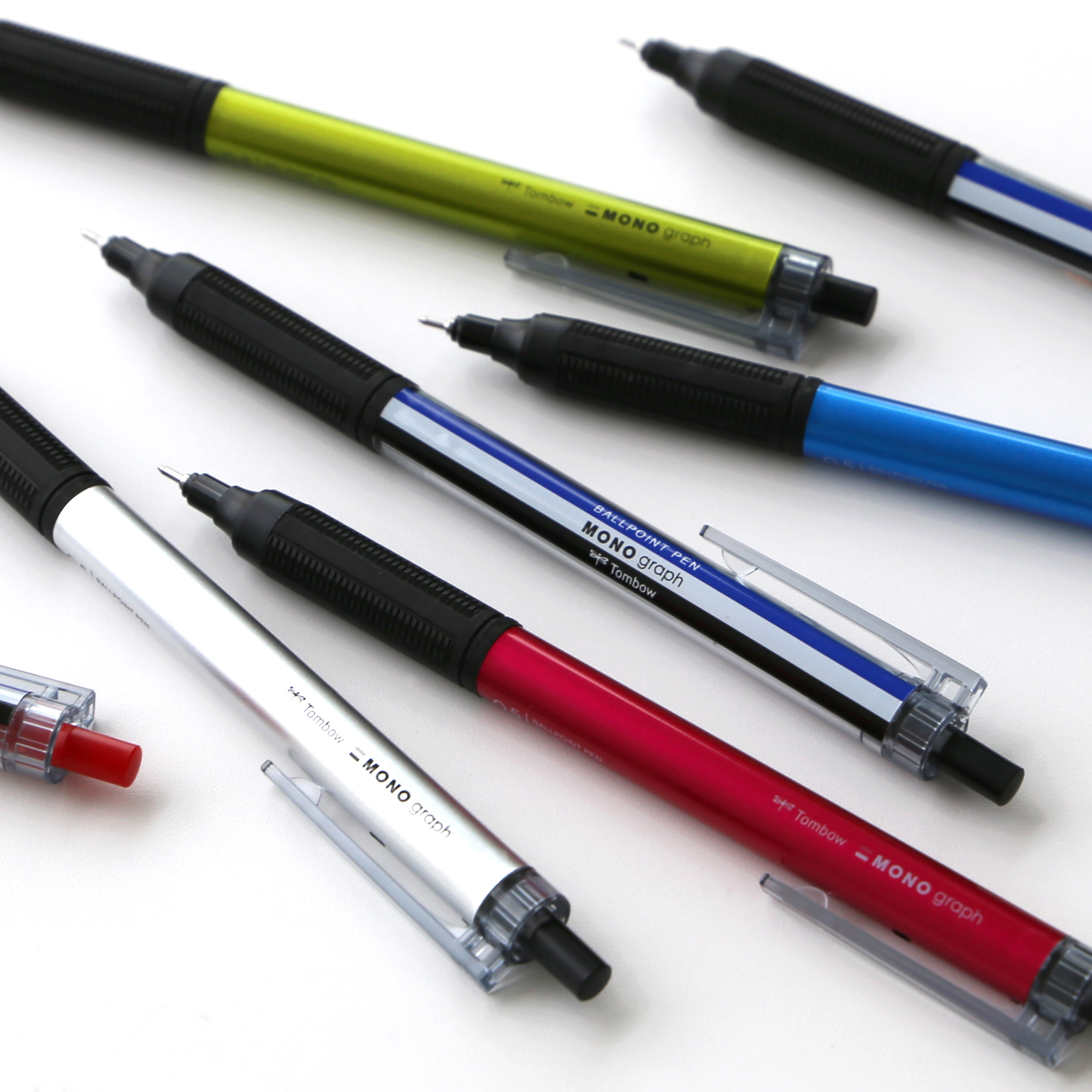 Tombow MONO Graph Lite Penna A Sfera 0,5 Mm - Colore Smokey Brown, Punta Ad Ago, Inchiostro Blu