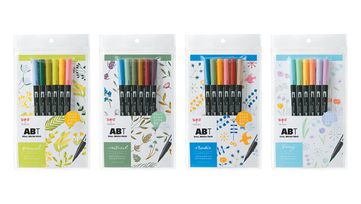 きれいにまとまる色を束ねた水性マーカー6色 “はじめたいけれど選べない”に応えて108色から選んだ6色×4種 「ABT6C」シリーズ発売 | 株式会社 トンボ鉛筆