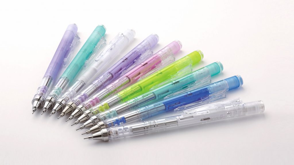 クリアなペン先の「モノグラフ」にクリアカラー6色追加 株式会社トンボ鉛筆